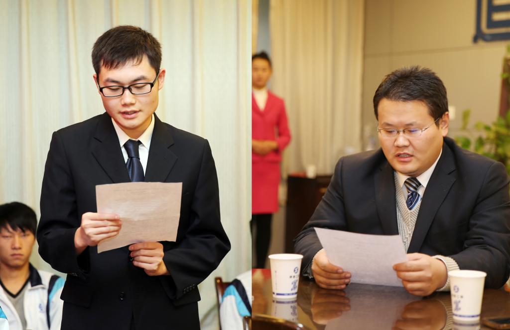 师生代表发言